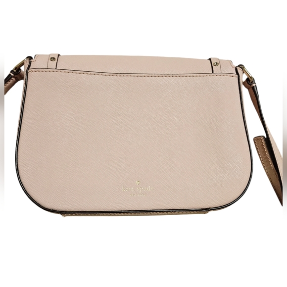 Kate Spade blush pink leather rhinestone bow crossbody bag - Picture 5 of 12
